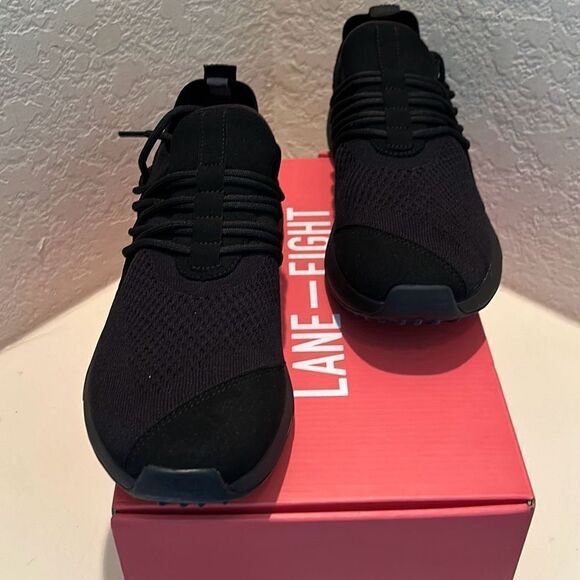 Lane Eight Women's 10 AD1 Training Sneakers Carbon Black Gym Workout Shoes New - Picture 4 of 13